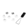 Klawiatura HYPERX PBT Full Keycap Set White 519T5AA